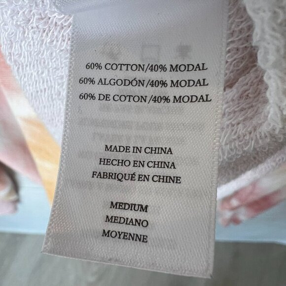 Rails Sweatshirt Womens Size Medium Pink & Orange Ramona Sunset Tie Dye Cotton - Picture 14 of 16